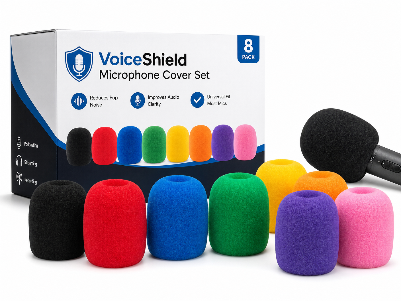 VoiceShield Microphone Cover Set
